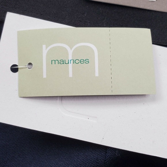 CC - Maurices Womens Dress Pants 6 Solid Navy Blue Skinny Ankle Mid Rise Stretch - Picture 4 of 10